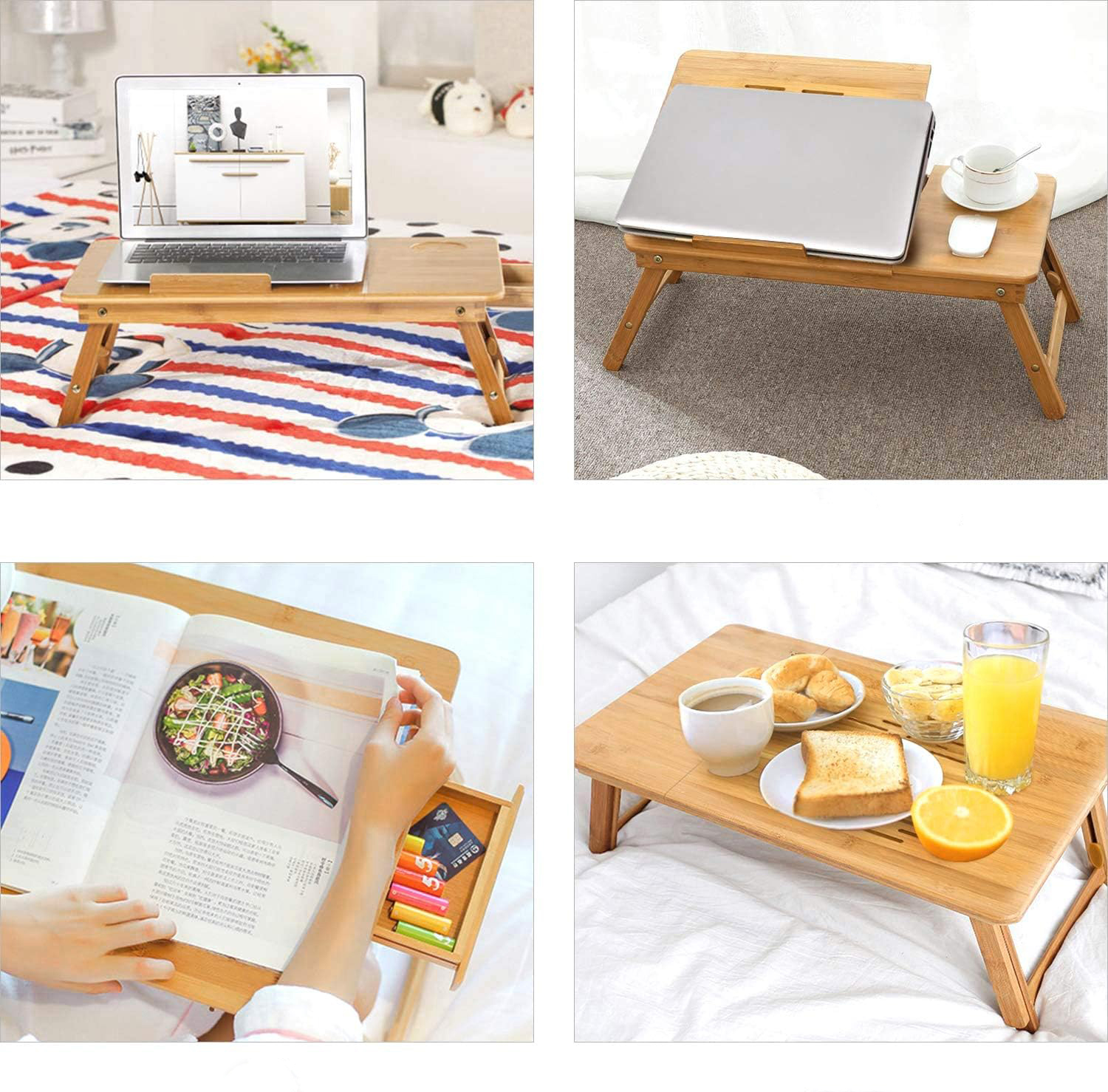 Komfort pracy i relaksu – stolik do łóżka Pokka nie tylko na śniadanie