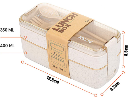 Śniadaniówka Lunchbox Pojemnik Na Śniadanie 750ml