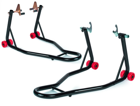 Motocyklowy Podnośnik Stojak Na Motocykl 2 Stojaki Przód + Tył