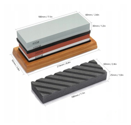 Kamień Wodny Osełka Ostrzałka Do Noży Kuchennych Kamienie Do Ostrzenia Full