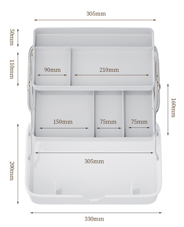 Organizer Na Leki Pojemnik Kasetka Tablet Apteczka