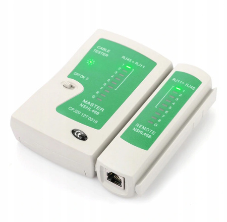 Tester Kabli Rj45 Ściągacz Zaciskarka Lan3 Narzędz