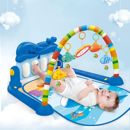 Mata Edukacyjna Interaktywna Z Pianinkiem Gryzaki