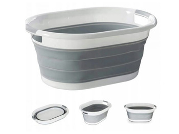 Miska Składana Silikonowa Kosz Na Pranie Składany