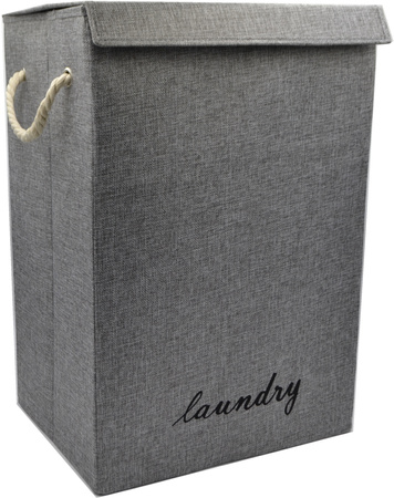 Kosz Na Pranie Bieliznę Wolnostojący Organizer Składany Z Zamykaniem