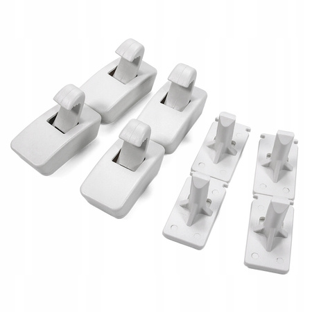 10 Szt Magnetyczna Blokada Do Szafek Szuflad Mebli