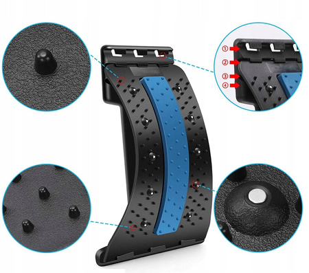 Przyrząd Do Rozciągania Pleców Masażer Magnesy