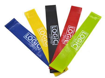 Zestaw Taśm Do Ćwiczeń 5 Gum Oporowych Do Ćwiczeń