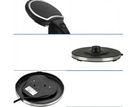 Szklany Czajnik Elektryczny 1,8 Led Bezprzewodowy