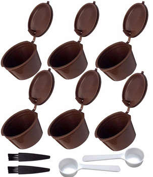 6x Kapsułki Do Ekspresu Kawy Wielokrotnego Użytku Zapas Do Kawy