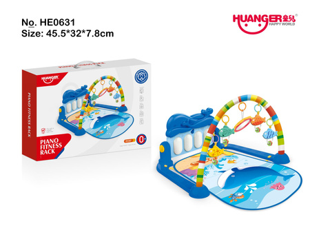 Mata Edukacyjna Interaktywna Z Pianinkiem Gryzaki