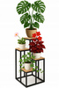 Kwietnik Stojący Metalowy 4-poziomowy Stojak Na Doniczki Kwiaty 4444
