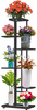 Kwietnik Metalowy 6-poziomowy Piętrowy Stojak Na Doniczki Rośliny Kwiaty