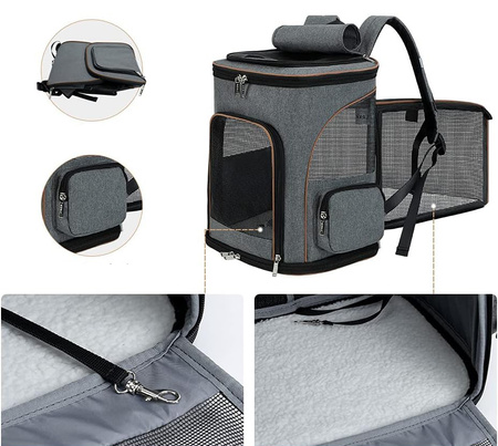 Plecak Dla Kota Psa Transporter Rozkładany Królika Kojec Składany Psa