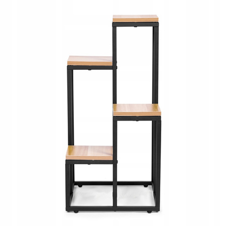 Kwietnik Stojący Metalowy 4-poziomowy Stojak Na Doniczki Kwiaty 4444