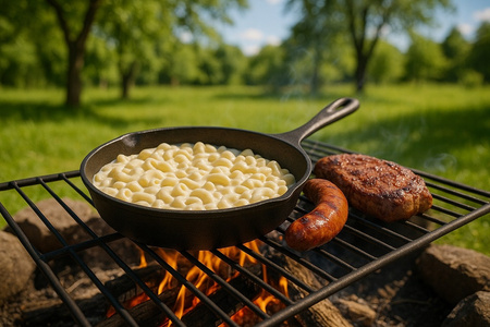 Patelnia Żeliwna Do Grilowania 31cm Na Ognisko Gaz Indukcja Talerz Iron1