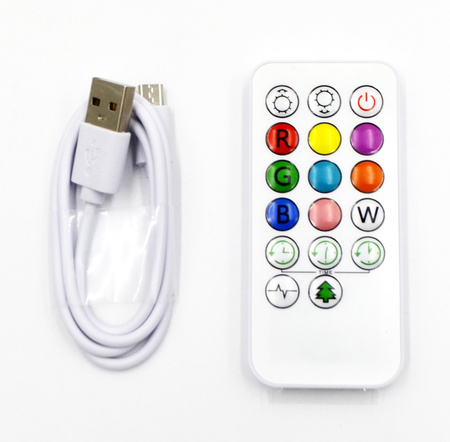 Lampka Nocna Miś Dla Dzieci Kolorowa Silikon Rgb M