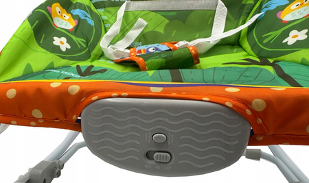 Leżaczek Dla Niemowląt Bujaczek Kołyska Wibracje Muzyka Zabawki Bujak