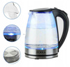 Szklany Czajnik Elektryczny 1,8 Led Bezprzewodowy
