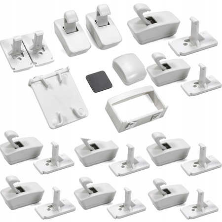 10 Szt Magnetyczna Blokada Do Szafek Szuflad Mebli