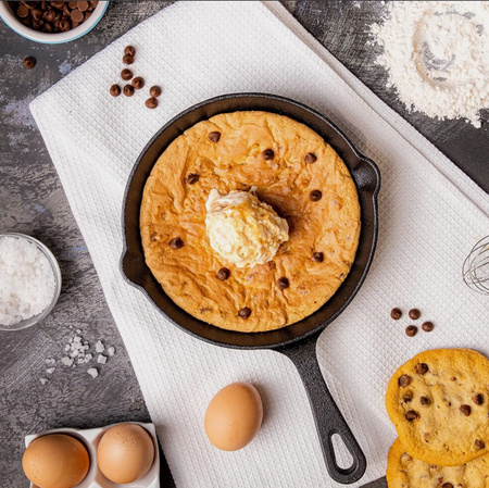 Patelnia Żeliwna Do Grilowania 31cm Na Ognisko Gaz Indukcja Talerz Iron1