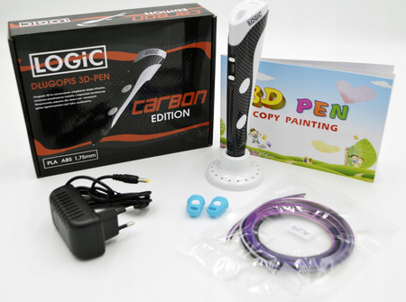 Długopis Drukarka 3D Pen Wkłady Pla 9m Carbon