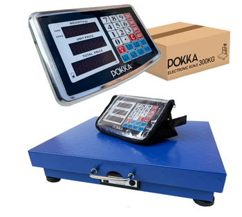 Waga Elektroniczna Magazynowa Sklepowa Platformowa 300kg Bezprzewodowa