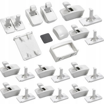 10 Szt Magnetyczna Blokada Do Szafek Szuflad Mebli