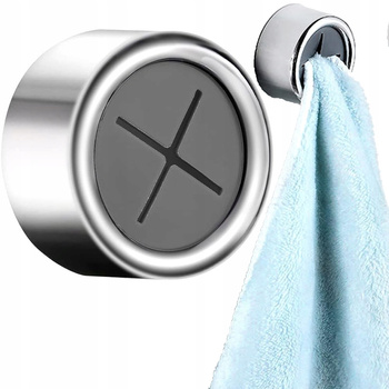 Pojedynczy Haczyk Na Ręczniki Wieszak Wygodny Łazienkowy Kuchenny Chrom