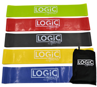 Zestaw Taśm Do Ćwiczeń 5 Gum Oporowych Do Ćwiczeń