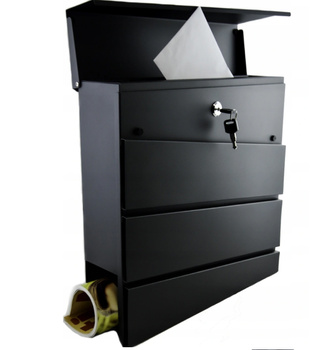 Skrzynka Pocztowa Na Listy Gazetnik Antracyt Mod3