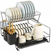 Suszarka Do Naczyń Dwupoziomowa Ociekacz Z Tacką